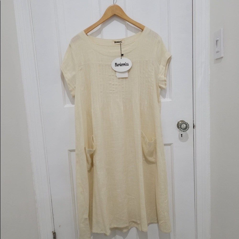 NWT Linen-blend Dress